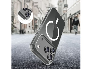 Capa Tech-Protect FlexAir Hybrid MagSafe para iPhone 17 Pro - Transparente Capa Tech-Protect FlexAir Hybrid MagSafe para iPhone 17 Pro - Transparente