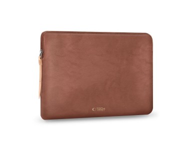 Bolsa para laptop Tech-Protect Fleece 13-14 - Marrom