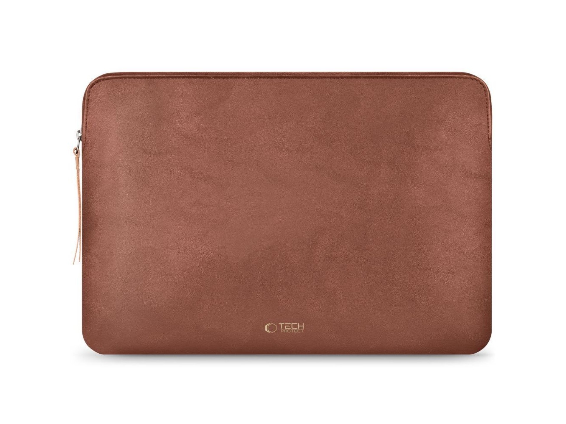 Bolsa para portátil Tech-Protect Fleece de 13-14 pulgadas - Marrón