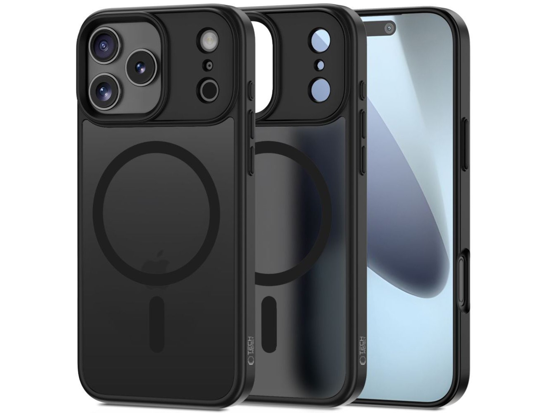 Funda Tech-Protect Matt MagSafe para iPhone 17 Pro Max - Negro mate