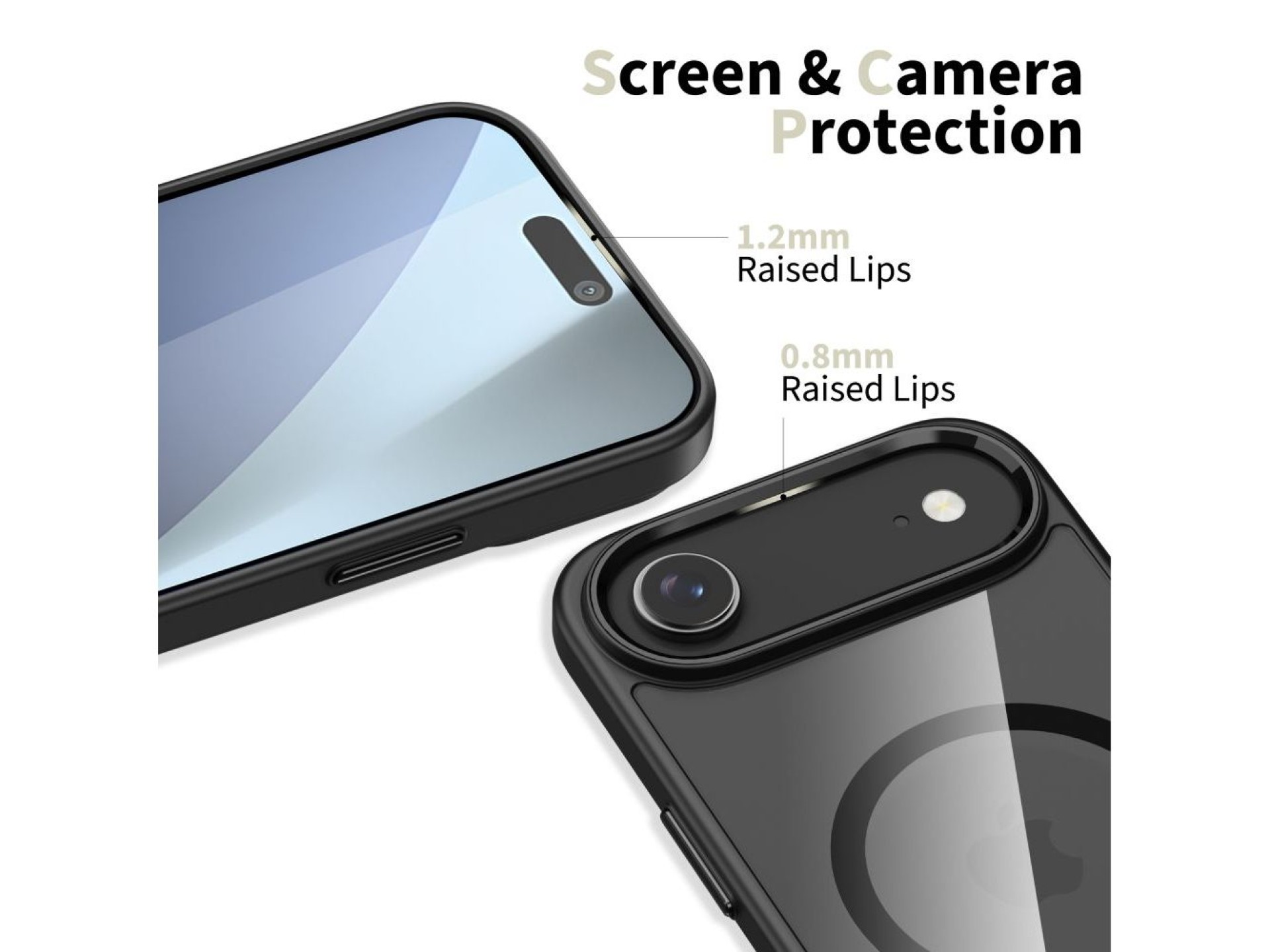 Capa Tech-Protect MagFlex MagSafe para iPhone 17 Air - Transparente e Preta