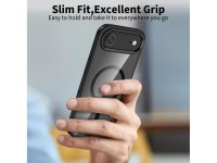Capa Tech-Protect MagFlex MagSafe para iPhone 17 Air - Transparente e Preta Capa Tech-Protect MagFlex MagSafe para iPhone 17 Air - Transparente e Preta