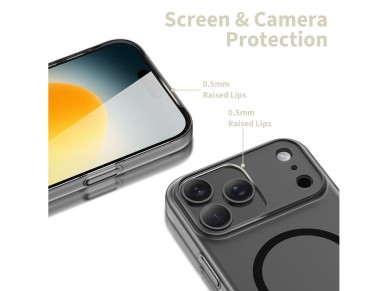 Capa Tech-Protect MagSlim MagSafe para iPhone 17 Pro Max - Preto Fosco Capa Tech-Protect MagSlim MagSafe para iPhone 17 Pro Max - Preto Fosco
