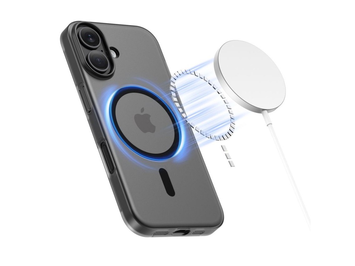 Funda Tech-Protect MagSlim MagSafe para iPhone 17 - negro mate
