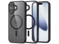 Funda Tech-Protect MagMat MagSafe para iPhone 17 - Transparente negra Funda Tech-Protect MagMat MagSafe para iPhone 17 - Transparente negra