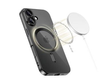 Tech-Protect MagFlex MagSafe Case for iPhone 17 - Clear Black Tech-Protect MagFlex MagSafe Case for iPhone 17 - Clear Black