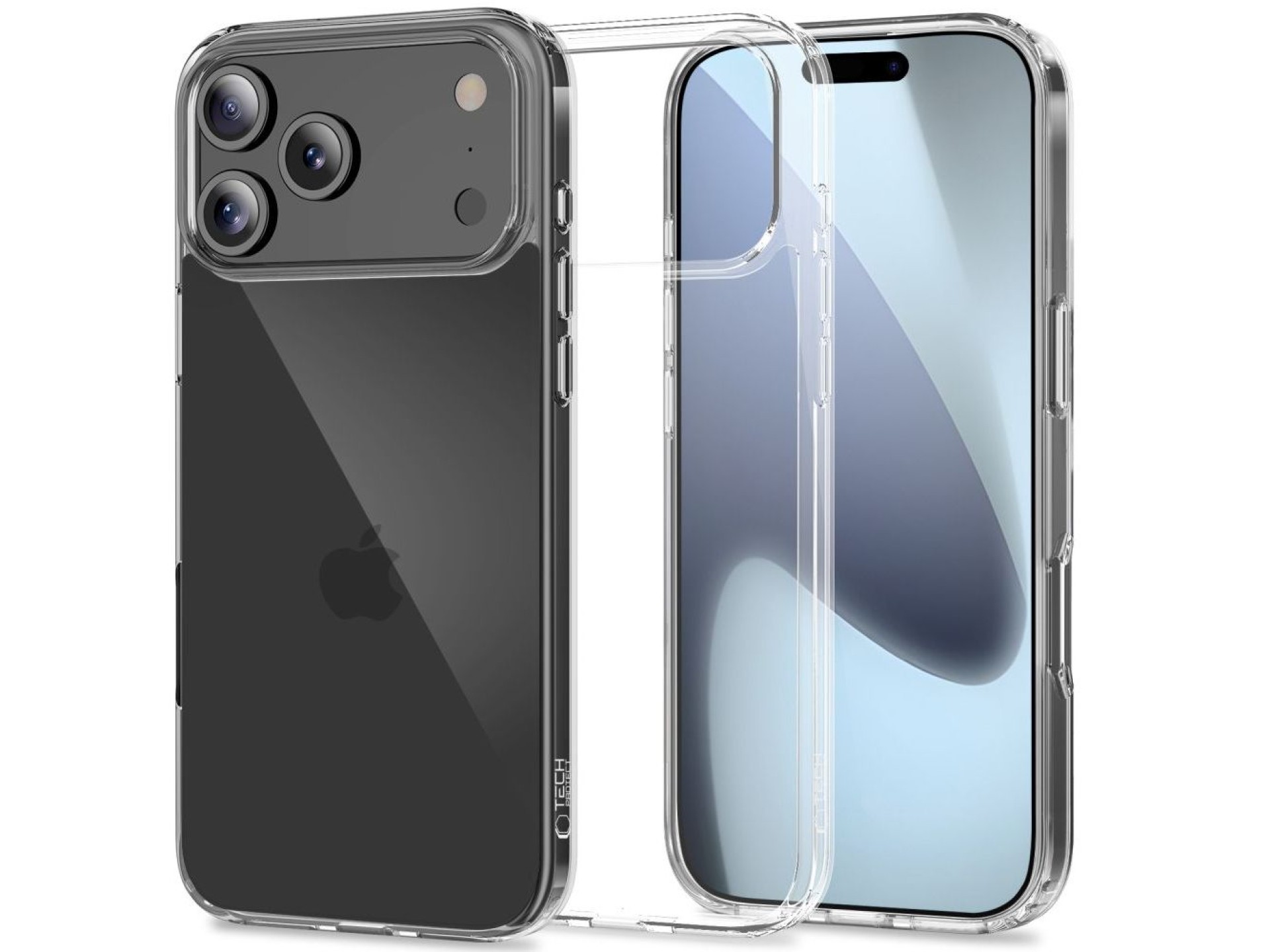 Capa híbrida Tech-Protect FlexAir para iPhone 17 Pro Max - Transparente
