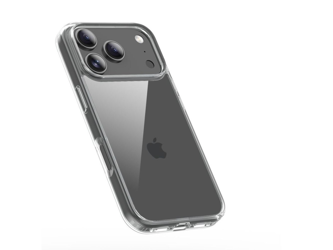 Capa híbrida Tech-Protect FlexAir para iPhone 17 Pro - Transparente