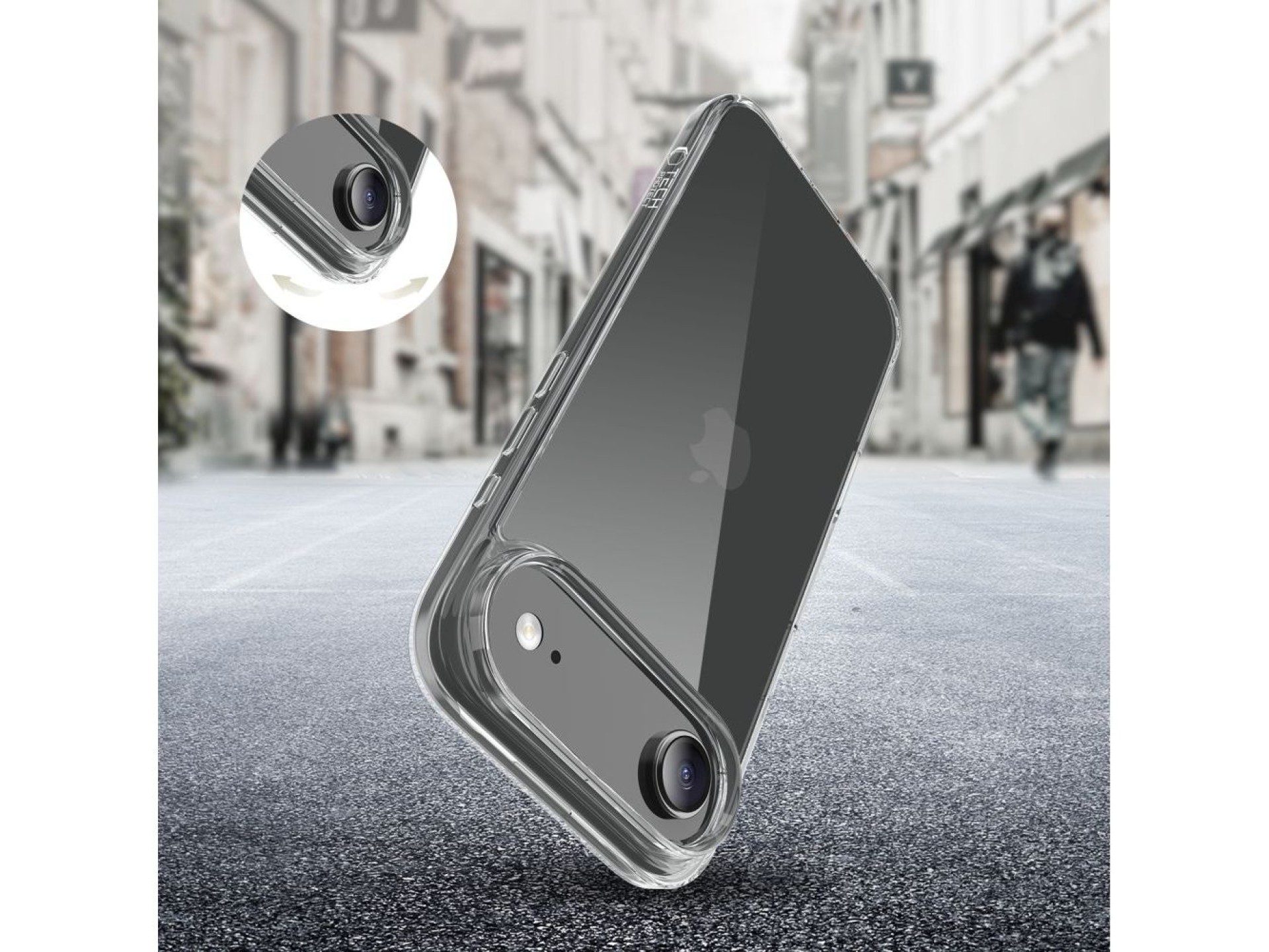 Tech-Protect FlexAir Hybrid Case for iPhone 17 Air - Clear