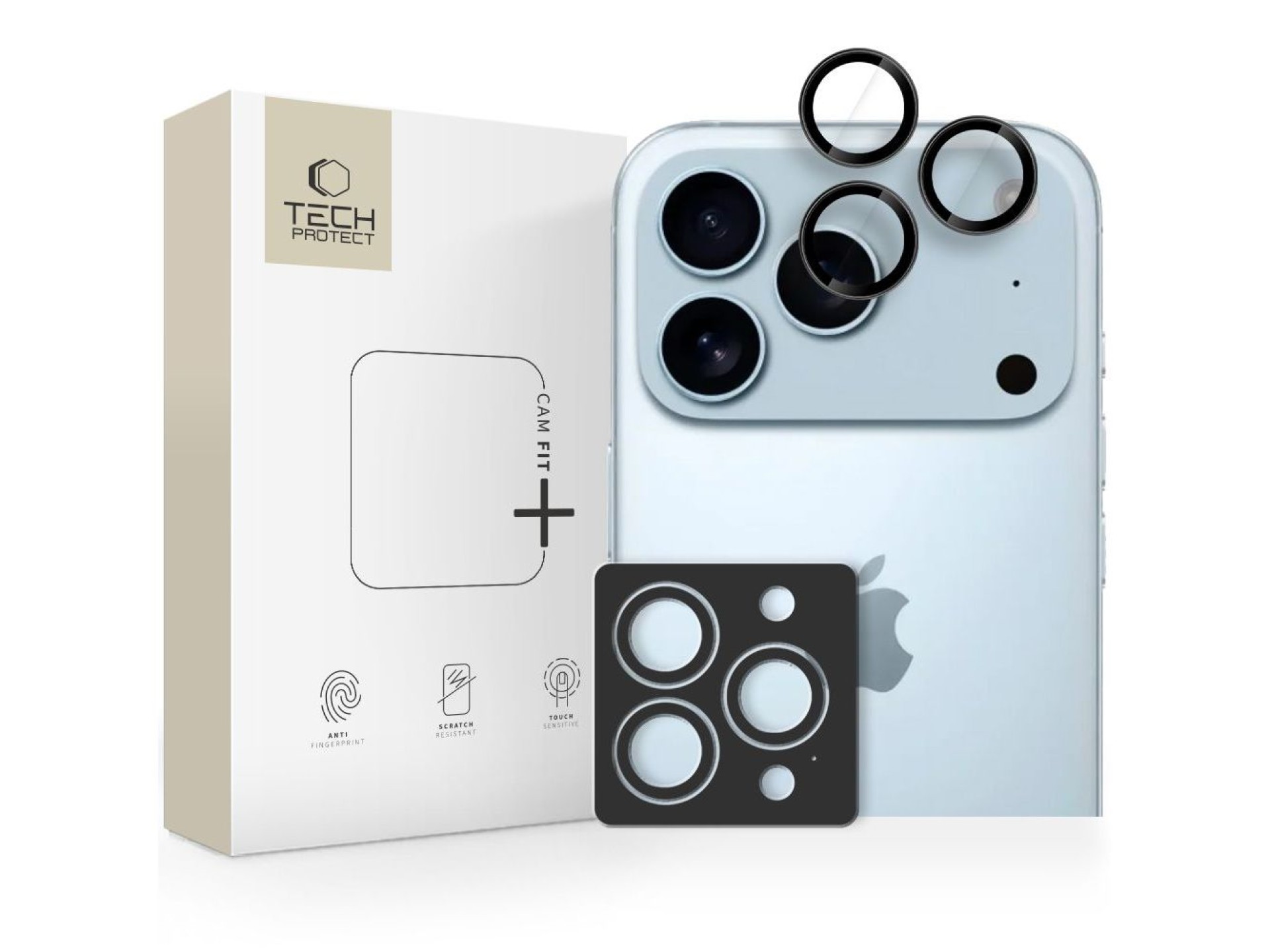 Funda protectora Tech-Protect Camring Fit+ para iPhone 14 Pro / Max / 15 Pro / Max / 16 Pro / Max /