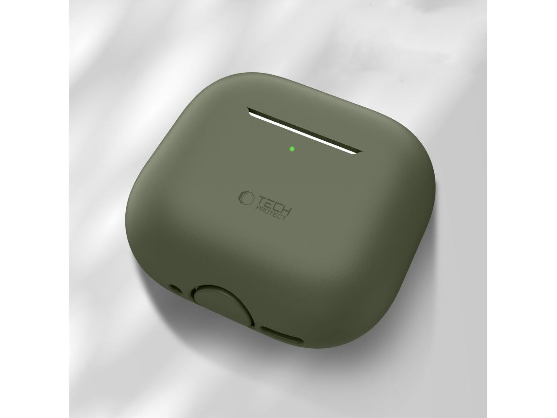 Tech-Protect Silicone Case for Apple AirPods 4 - Olive