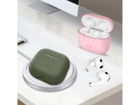 Tech-Protect Silicone Case for Apple AirPods 4 - Olive Tech-Protect Silicone Case for Apple AirPods 4 - Olive