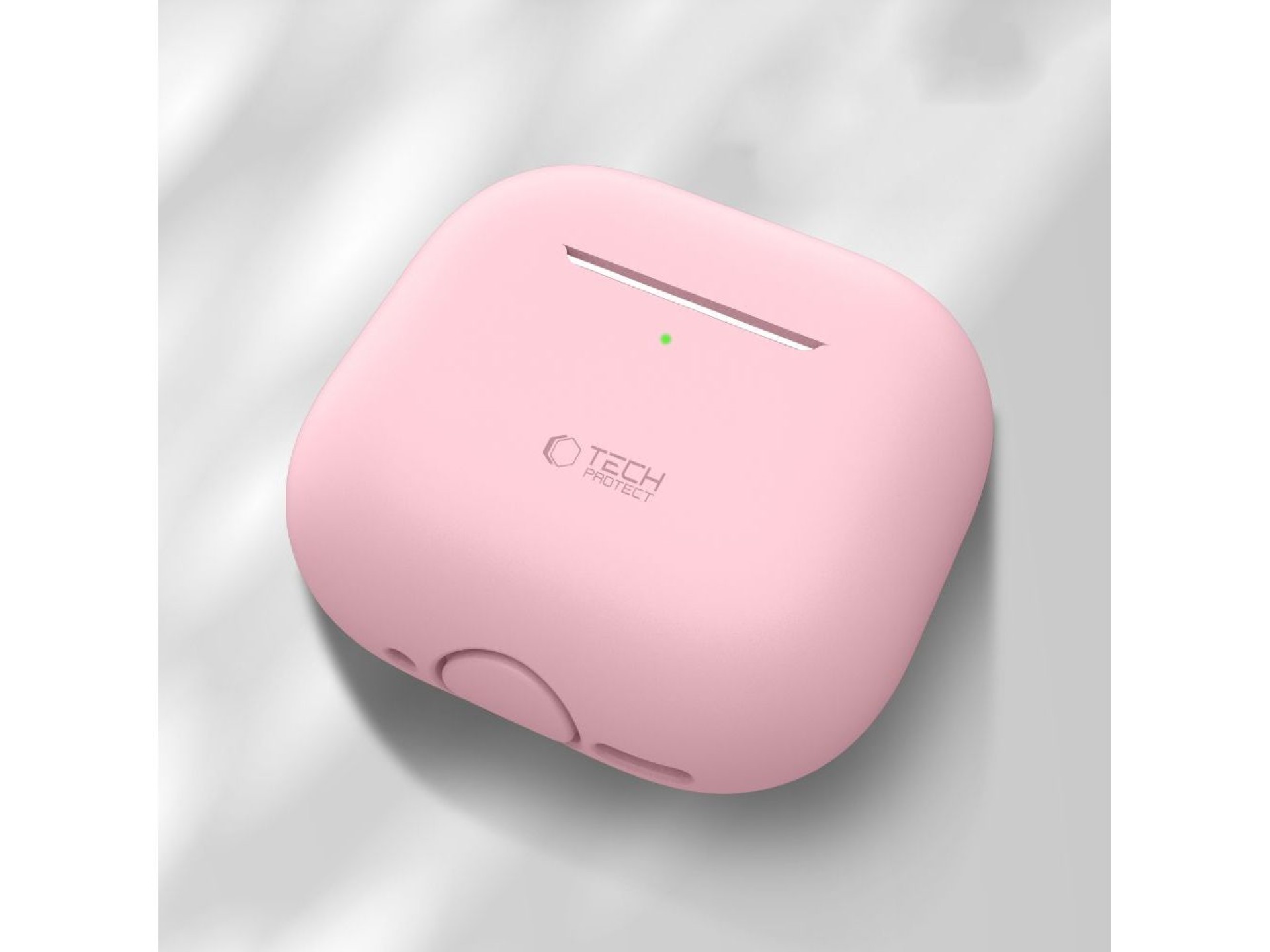 Tech-Protect Silicone Case for Apple AirPods 4 - Pink
