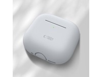Capa de silicone Tech-Protect para Apple AirPods 4 - Cinza Capa de silicone Tech-Protect para Apple AirPods 4 - Cinza