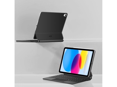 Capa magn�tica Tech-Protect Smartcase com teclado para iPad 10.9� 2022 / iPad 11� 2025 - Preta