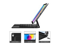 Funda Tech-Protect Smartcase magnética con teclado para iPad 10.9” 2022 / iPad 11” 2025 - Negra Funda Tech-Protect Smartcase magnética con teclado para iPad 10.9” 2022 / iPad 11” 2025 - Negra