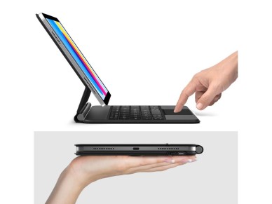 Capa magn�tica Tech-Protect Smartcase com teclado para iPad 10.9� 2022 / iPad 11� 2025 - Preta