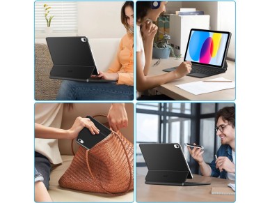 Capa magn�tica Tech-Protect Smartcase com teclado para iPad 10.9� 2022 / iPad 11� 2025 - Preta