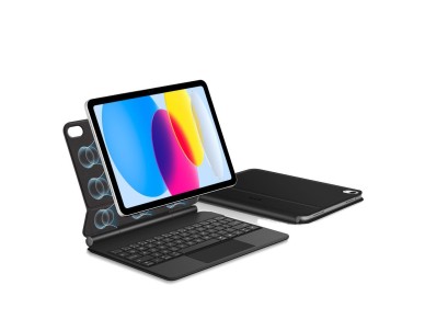 Capa magn�tica Tech-Protect Smartcase com teclado para iPad 10.9� 2022 / iPad 11� 2025 - Preta