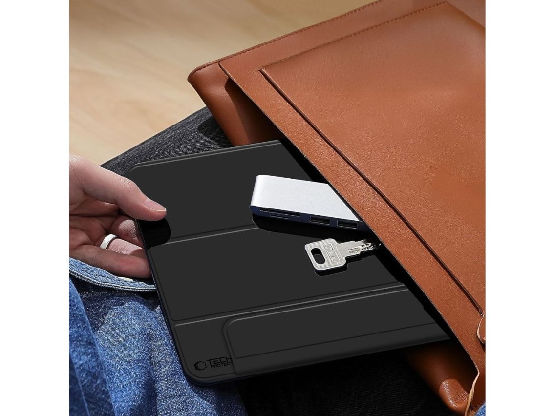 Funda Tech-Protect Smartcase magnética para iPad de 10,9” (2022) / iPad de 11” (2025) - negra