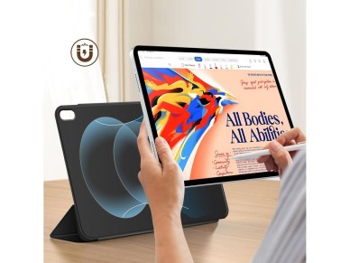 Funda Tech-Protect Smartcase magn�tica para iPad Air de 13� (2024/2025) - Negra