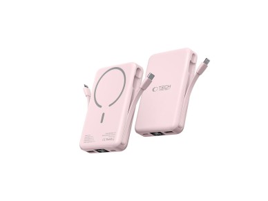 Powerbank Tech-Protect PB31 LifeMag MagSafe 10000 mAh - rosa