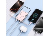 Powerbank Tech-Protect PB31 LifeMag MagSafe 10000 mAh - rosa
