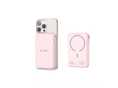 Powerbank Tech-Protect PB31 LifeMag MagSafe 10000 mAh - rosa