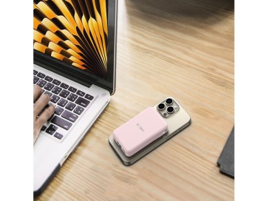 Powerbank Tech-Protect PB31 LifeMag MagSafe 10000 mAh - rosa