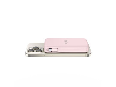Powerbank Tech-Protect PB31 LifeMag MagSafe 10000 mAh - rosa