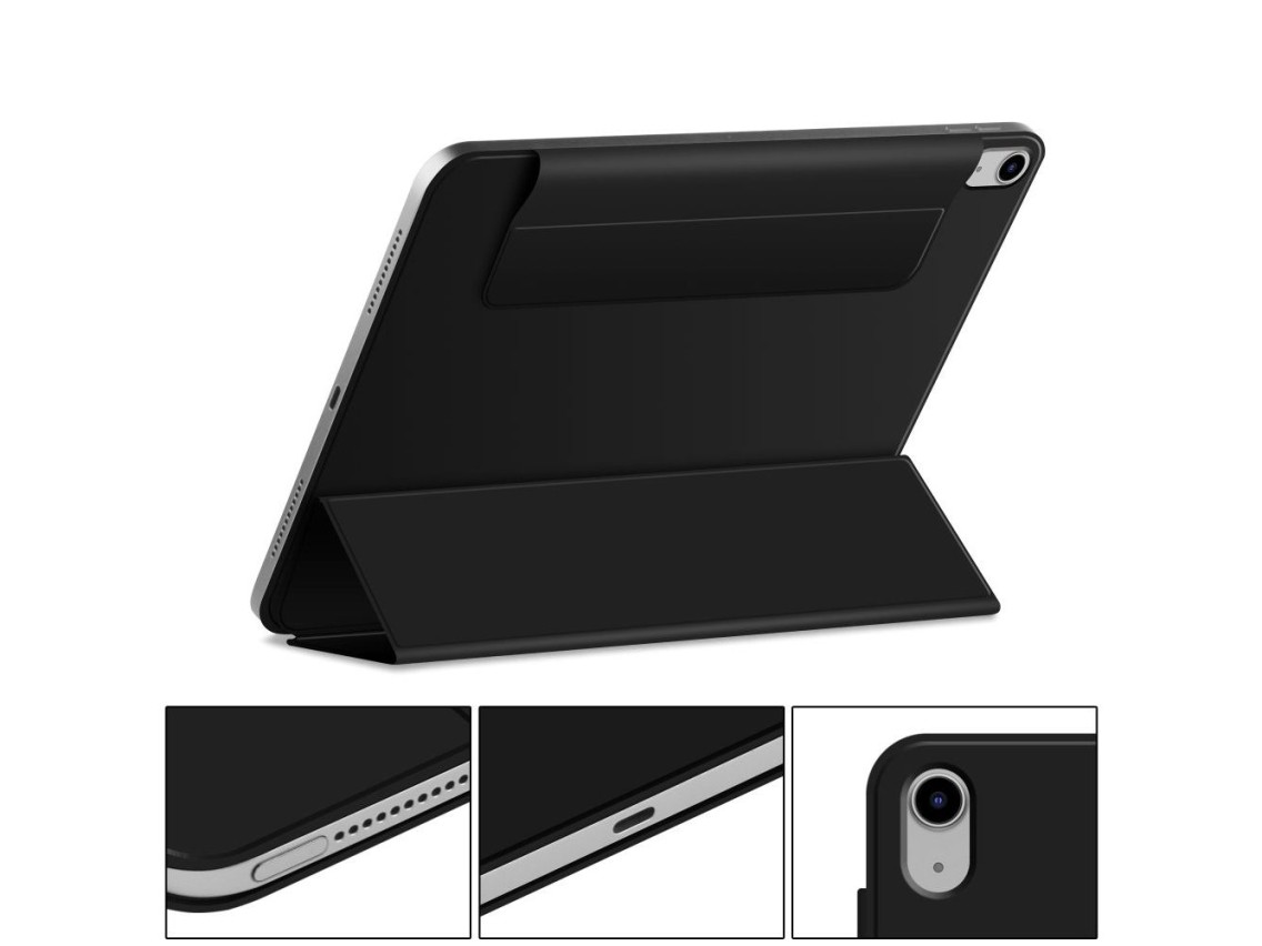 Funda Tech-Protect Smartcase magnética para iPad de 10,9” (2022) / iPad de 11” (2025) - negra