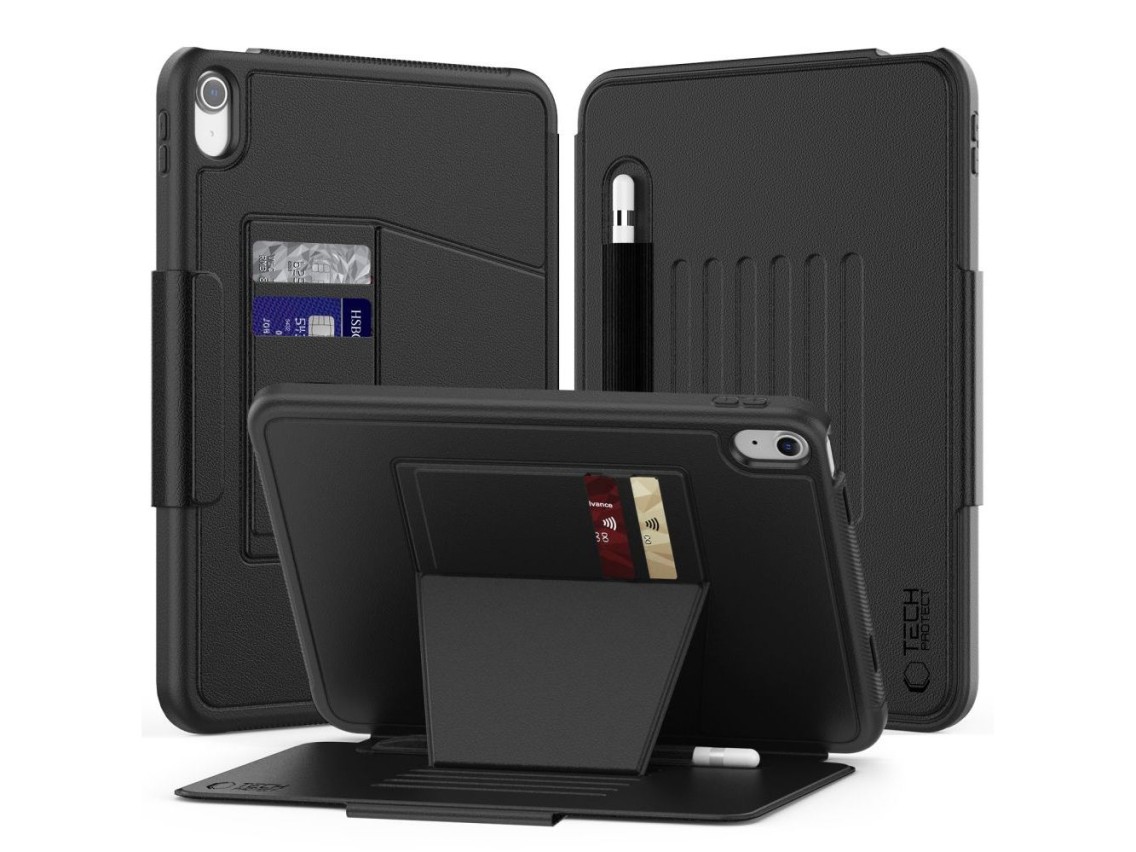 Tech-Protect SC Pen iPad 10.9" 2022 (10th gen.) / 11" 2025 (11th gen.) Case - Black
