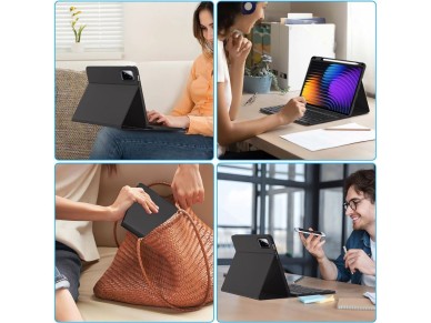 Capa Tech-Protect SC Pen + Teclado para Xiaomi Pad 7 / 7 Pro - Preta