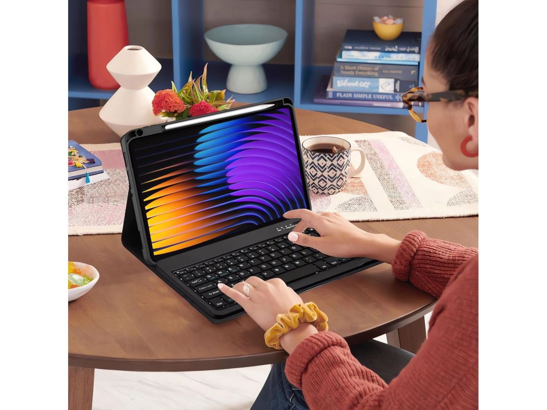 Tech-Protect SC Pen + Keyboard Case for Xiaomi Pad 7 / 7 Pro - Black