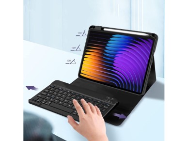 Capa Tech-Protect SC Pen + Teclado para Xiaomi Pad 7 / 7 Pro - Preta