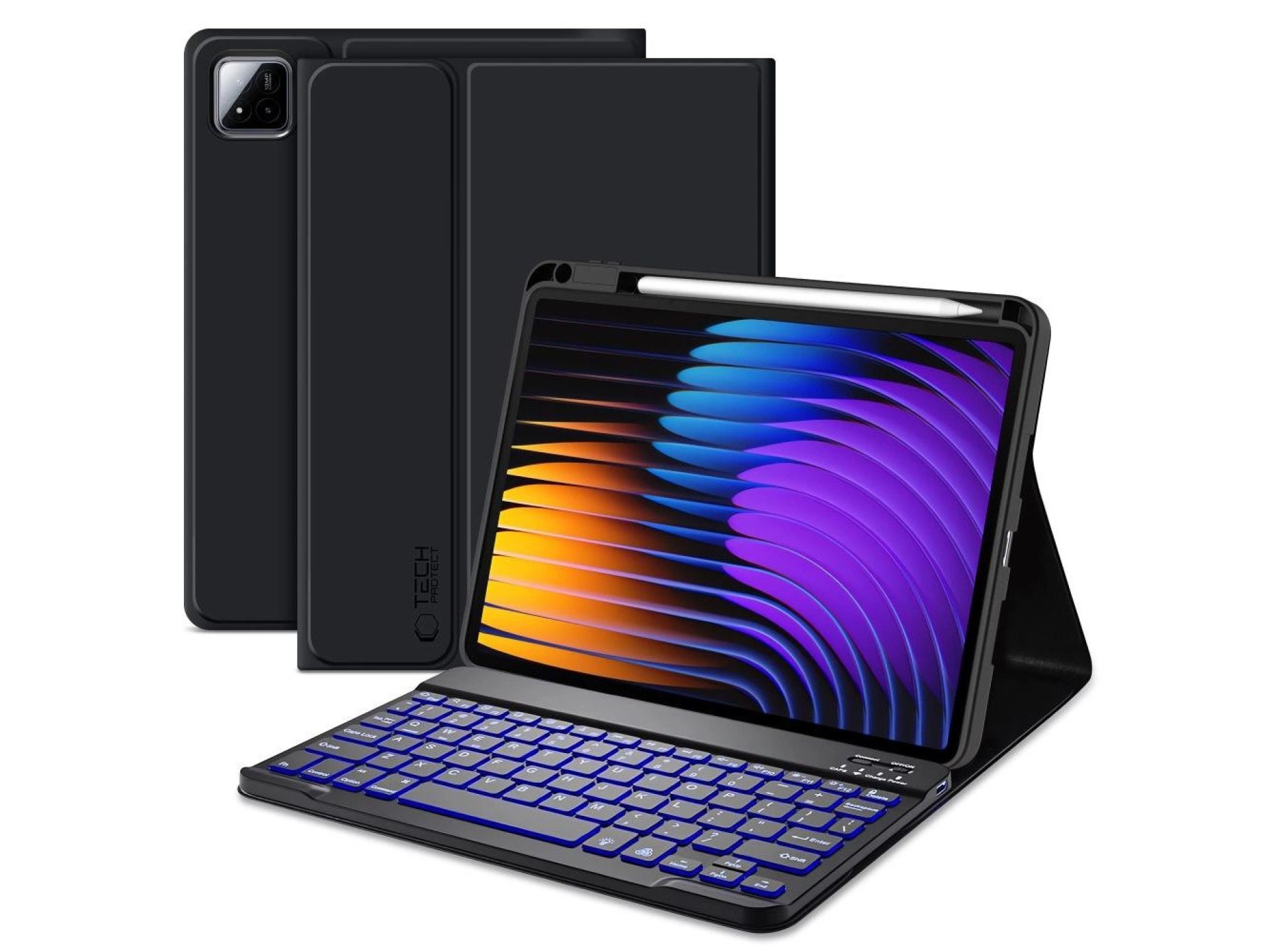 Tech-Protect SC Pen + Keyboard Case for Xiaomi Pad 7 / 7 Pro - Black