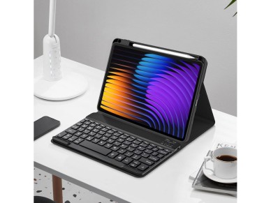 Capa Tech-Protect SC Pen + Teclado para Xiaomi Pad 7 / 7 Pro - Preta