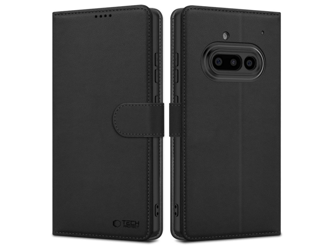 Tech-Protect Wallet Case for Nothing Phone 3A - Matte Black