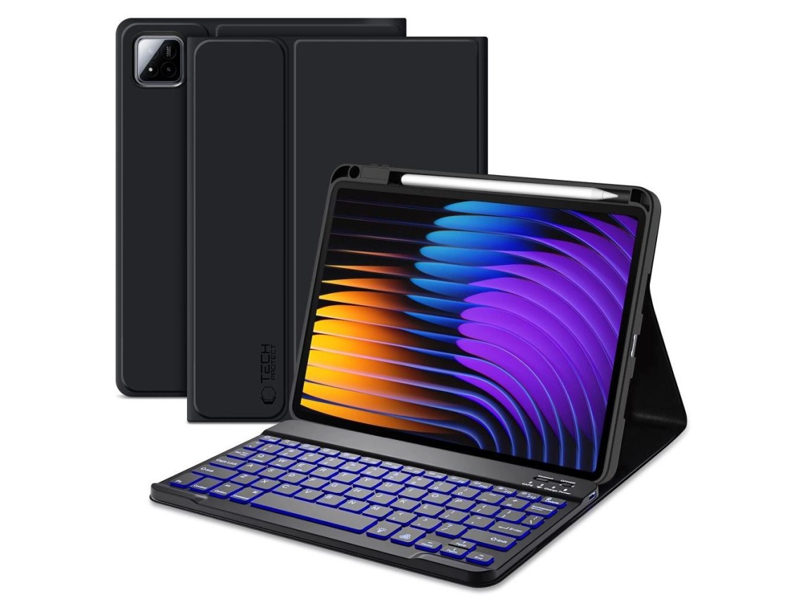 Tech-Protect SC Pen + Keyboard Case for Xiaomi Pad 7 / 7 Pro - Black