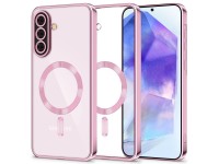 Capa Tech-Protect MagFlex MagSafe para Samsung Galaxy A56 5G - Rosa Transparente Capa Tech-Protect MagFlex MagSafe para Samsung Galaxy A56 5G - Rosa Transparente
