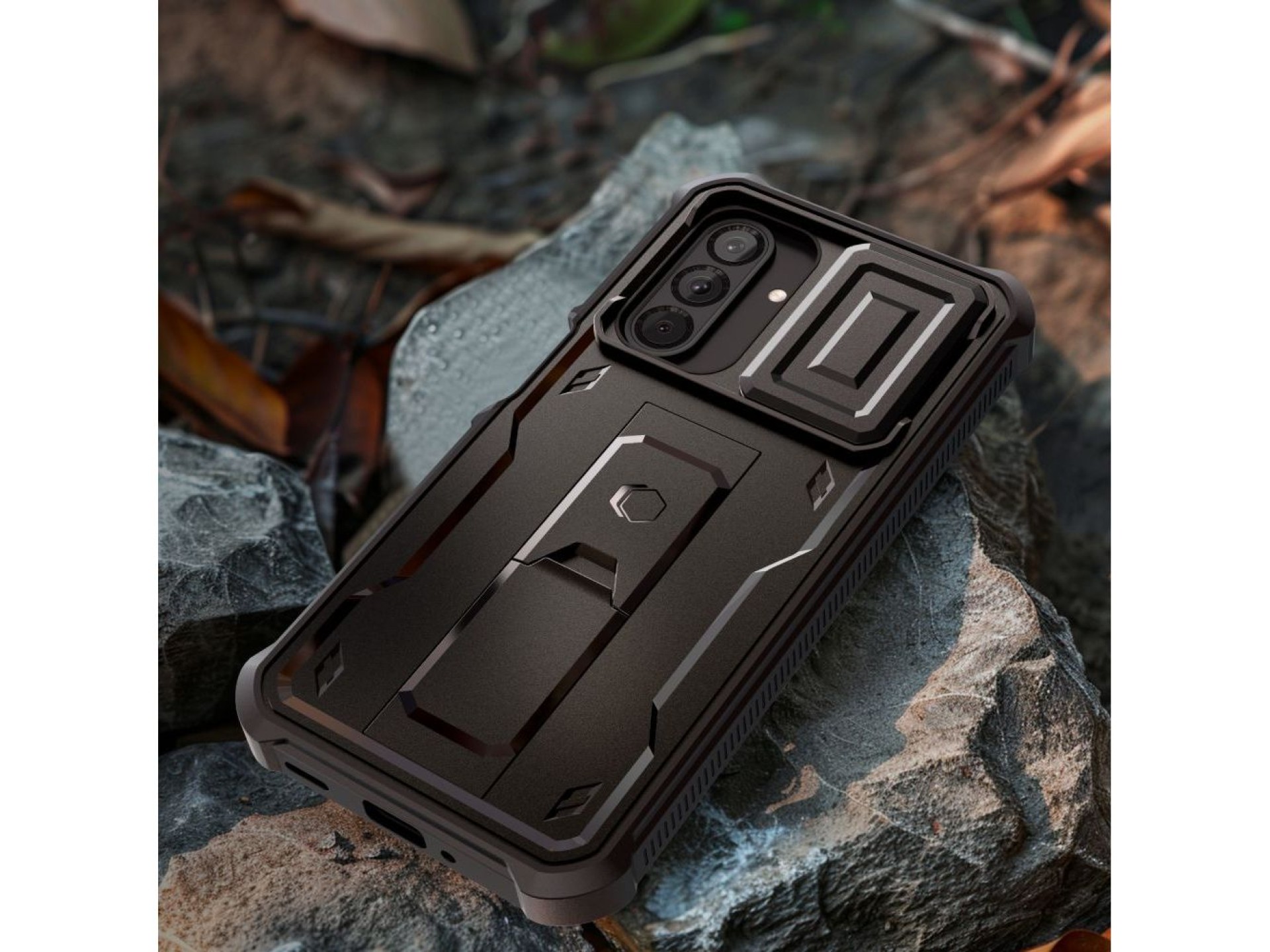 Capa Tech-Protect Kevlar Cam+ para Samsung Galaxy A26 5G - Preta
