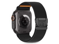 Cierre de nailon Tech-Protect para Apple Watch de 44/45/46/49 mm - Negro Cierre de nailon Tech-Protect para Apple Watch de 44/45/46/49 mm - Negro
