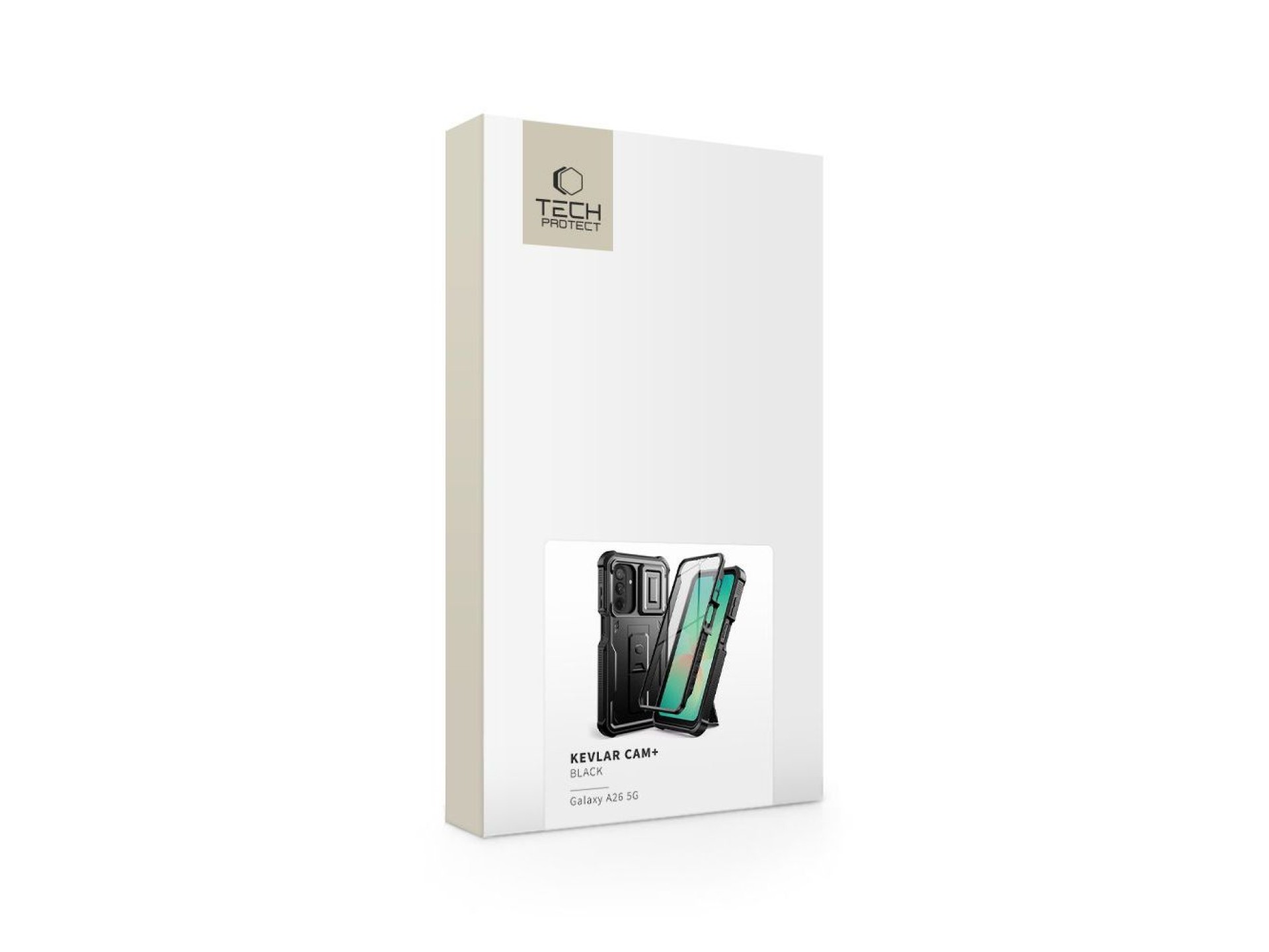 Capa Tech-Protect Kevlar Cam+ para Samsung Galaxy A26 5G - Preta