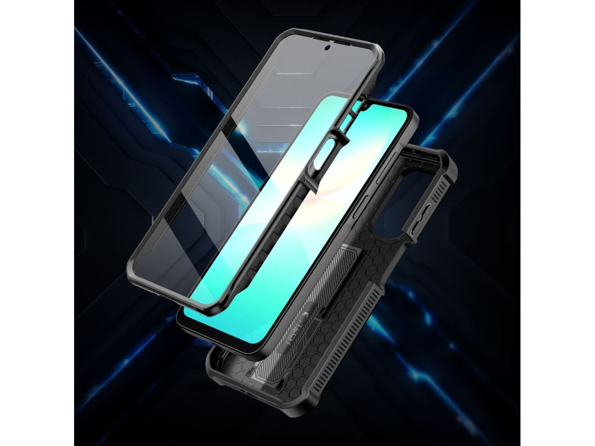 Capa Tech-Protect Kevlar Cam+ para Samsung Galaxy A26 5G - Preta