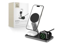 Carregador indutivo Tech-Protect QI15W-A47 MagSafe 3 em 1 + Cabo USB-C - Preto Carregador indutivo Tech-Protect QI15W-A47 MagSafe 3 em 1 + Cabo USB-C - Preto