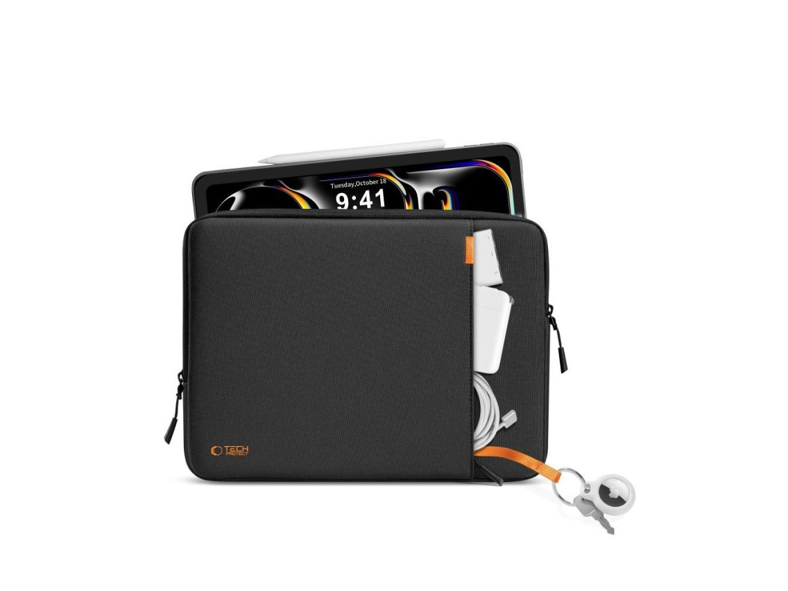 Bolsa Tech-Protect Defender para laptop e tablet de 11 a 13 polegadas - Preta