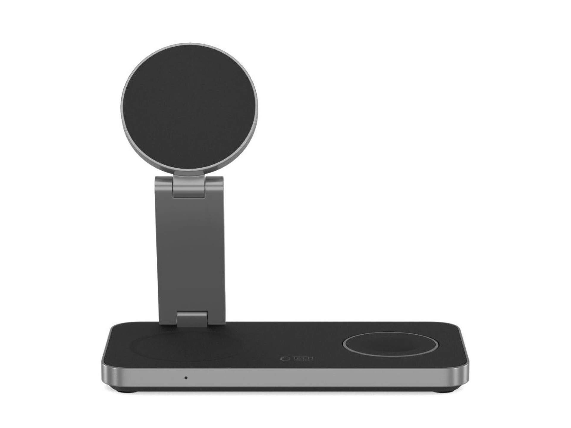 Carregador indutivo Tech-Protect QI15W-A47 MagSafe 3 em 1 + Cabo USB-C - Preto