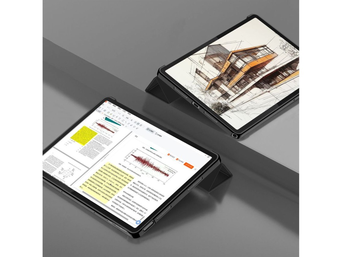 Capa Tech-Protect SmartCase para Lenovo Tab K11 Plus TB-352 11.5 - Preta