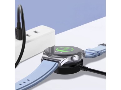 Tech-Protect MC03 UltraBoost Inductive Charger for Samsung Galaxy Watch USB-C 100cm - Black