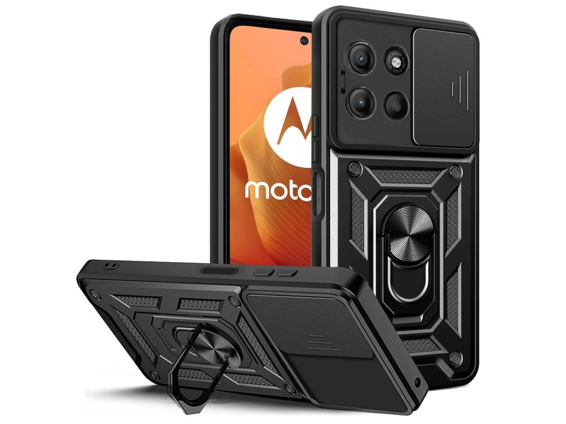 Funda Tech-Protect CamShield Pro para Motorola Moto G15 - Negra